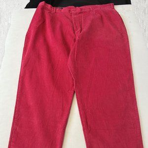 Lands End Women's Straight Leg Strawberry Mini-Cords Size 26W New with Tags